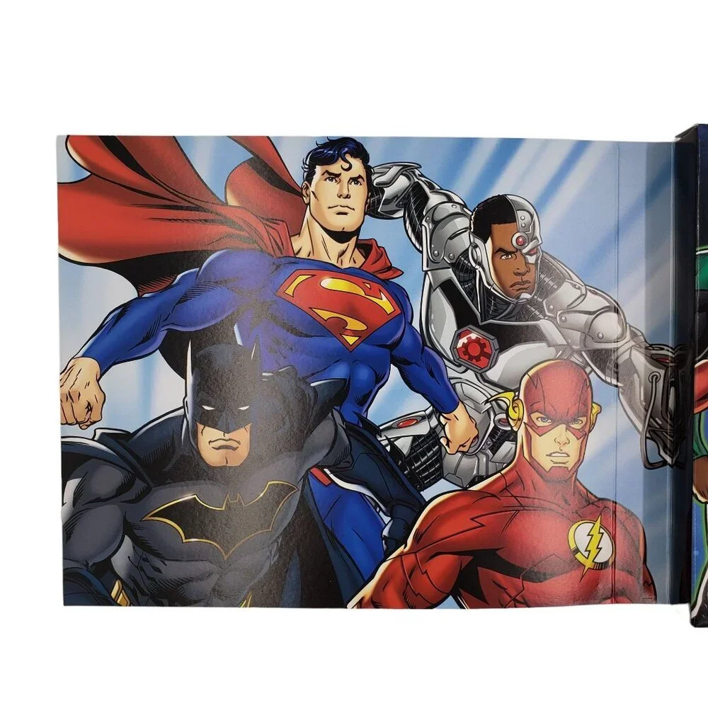 Justice League DC Comics Novelty Socks 12 Pairs Advent Gift‎ Box Adult Size 6-12